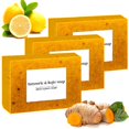 thumbnail image 1 of Jabón con fragancia kójica de limón y cúrcuma para rostro y cuerpo (3 unidades), 1 of 5
