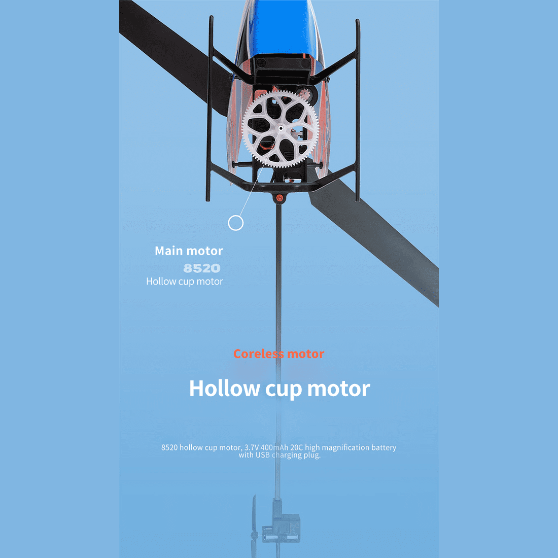 XK K127 4CH RC Helicopter Flybarless Single Rotor with Altitude Hold & Self-Stabilization,Model Aircraft Gift for Adults