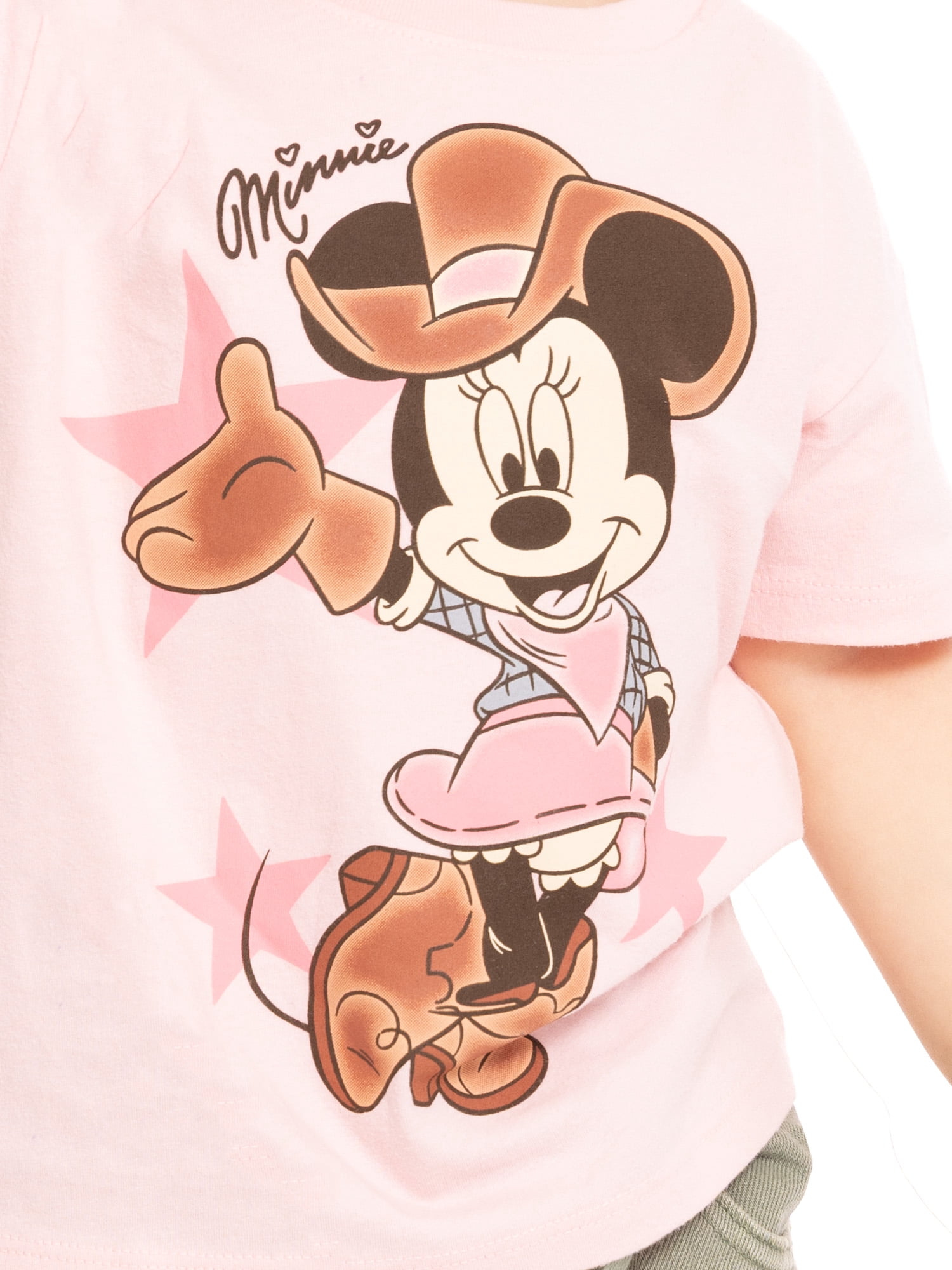 Minnie Mouse Toddler Graphic Short Sleeve Crewneck Tee, Sizes 12M-5T
