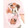thumbnail image 4 of Minnie Mouse Toddler Graphic Short Sleeve Crewneck Tee, Sizes 12M-5T, 4 of 6