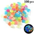 thumbnail image 1 of 1 Pack Glowing Pebble Resin Decorative Luminous Rock Gravel Stone for Fish Tank, 1 of 10