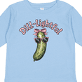 thumbnail image 4 of Inktastic Dill-lightful Pickle Girls Long Sleeve Toddler T-Shirt, 4 of 5
