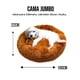thumbnail image 5 of Cama Antiestres Extra Grande Lunics Cama ExG Peluche Cobre, 5 of 8