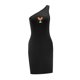 thumbnail image 5 of Vestido con hombros descubiertos para mujer, vestido sencillo de verano para uso diario en citas. S, 5 of 7