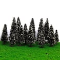 thumbnail image 2 of Boxed 15 Cedar Trees W/ Snow Model Train Railway Diorama Winter Scenery, 2 of 8