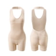 thumbnail image 3 of Idoravan Shapewear Women's Sleeveless Backless Jumpsuit Bodysuit Tummy Control Butt Lifting Shapewear Women Solid Color Beautiful Back Abdomen and Hip Lifting Sling Conjoined Tight Shaping Jumpsuit, 3 of 9