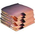 thumbnail image 5 of Barrel Wineglasses Bottle Tea Towels Set of 6 Vineyard Sunset Kitchen Dish Cloth with Hanging Loop, 18"x28"Lint-Free Absorbent Towel for Kitchen Drying Wiping and Cleaning, 5 of 5