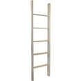 thumbnail image 1 of Ekena Millwork DECR019X072X04LDRWH Decorative Ladder, Chalk Dust White, 19" x 72" x 3 1/2", 1 of 1