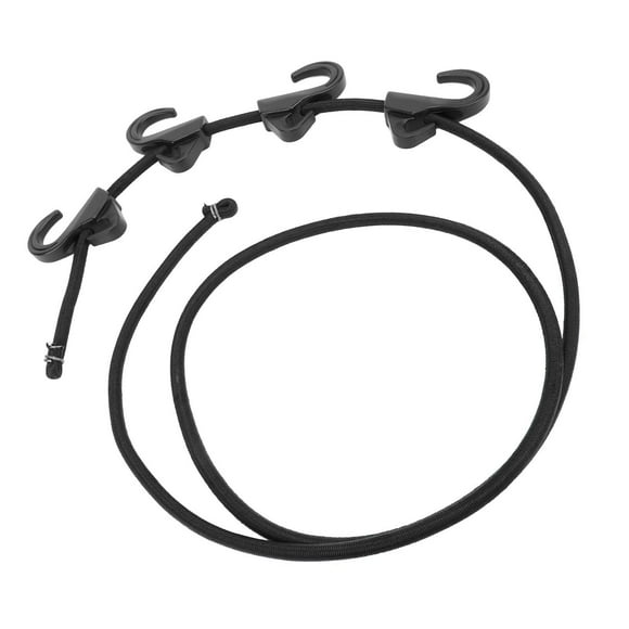 Wagon Strap, Elastic Secure Fastening Beach Cart Strap with 4 POM Hooks for Camping