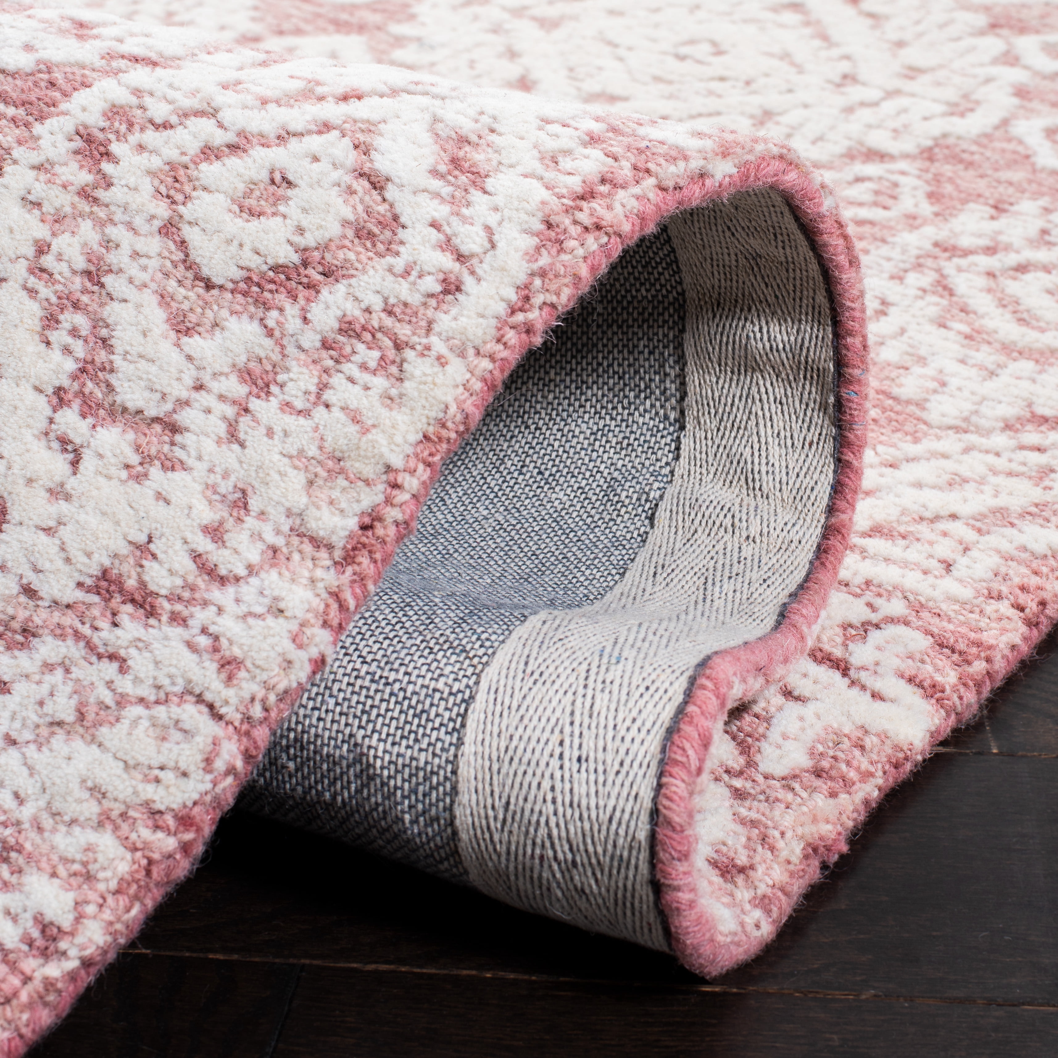 Safavieh Metro Riley Medallion Runner Rug, Dark Pink/Ivory, 2'3" x 8'