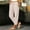 Khaki, variant on Wide Leg Pants for Women Pinstripe Drawstring Snap Button Multi Pocket Summer Pants