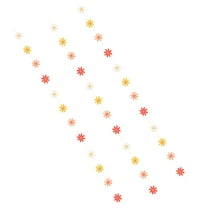 3 Pcs Little Daisy Pulls The Flag Hippie Party Decorations Birthday Garland Artificial Boho Child