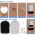 thumbnail image 4 of Safe Key Box [new Generation]with 4 Emergency Code & Keys Waterproof And Rustproof Wall Mounted (grey), 4 of 5