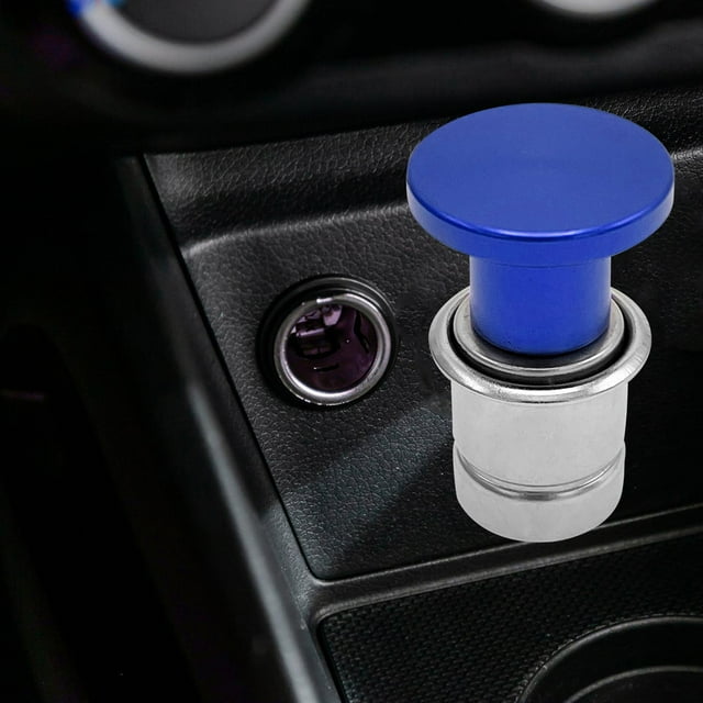 Cubierta del enchufe del encendedor de del encendedor de del coche para camión automotriz Azul Sharpla Encendedor de tapa de enchufe