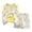 style-11 Light Yellow, variant on JUMEYU Pjs Boys Little Boys Pajamas for Toddler Clothes Set Sleepwear Short Sleeve Cotton 2 Piece Kids Pjs 1T 2T (Light Pink,1-2 Years)