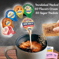 thumbnail image 3 of 120ct Ultimate Home-Office Coffee Bundle: 60 Creamer Packs (International Delight, Land O' Lakes, Coffee Mate) + 60 Sweeteners (Sugar in the Raw, Domino, Sweet'N Low) - Perfect for Your Coffee Maker, 3 of 5