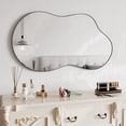 thumbnail image 3 of PAIHOME Irregular Wall Mirrors 26"×46" – Black Asymmetrical Wavy Decorative Bathroom Mirrors for Bedroom Living Room, 3 of 7