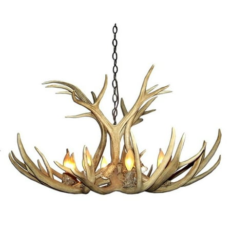 

CDN Antler Design UNSRMDST-L 33-36 in. Real Antler Chandelier- Large