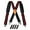 red, variant on Tool Belt Suspenders Work Suspenders Flexible Adjustable Straps With Moveable Padded Shoulders With 4 Loop Attachments