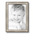 thumbnail image 2 of ArtToFrames 10x14" Antique Silver Panel Picture Frame, Silver Wood Poster Frame, with Regular Glass and 2 (FBPL-4760), 2 of 7