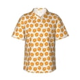 thumbnail image 1 of Bingfone Ping-Pong Table Tennis Racket for Men's Short Sleeve Button Down Shirts Hawaiian Beach Shirt,Medium, 1 of 7