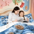 thumbnail image 4 of Manfei Western Xmas Festive Twin Comforter Sets,Cute Christmas Nutcracker Bedding Set,Xmas Reversible,2 Pieces,1 Comforter and 1 Pillowcase, 4 of 7