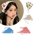 thumbnail image 2 of Fashionable Triangular Knit Hair Scarf Versatile Hair Accessory for Women Retro Hair Decoration Triangle Hair Scarf, 2 of 8