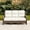 Cream, variant on Hillga Wicker Outdoor 3-Seat Sofa with Cushions for Backyard,Navy