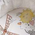 thumbnail image 4 of JumpOff Jo Tulip Fields Design Bassinet Sheet, 4 of 6