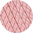 thumbnail image 1 of Ahgly Company Machine Washable Indoor Round Transitional Pink Area Rugs, 8' Round, 1 of 7