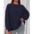 thumbnail image 2 of Buzo PRETTYGARDEN Azul Marino Oversized Talle 2XL, 2 of 6