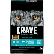Crave Satisfy Their Nature Adult Dog Food Salmon & Ocean Fish -- 22 Lb