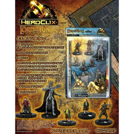 Lord of the Rings Heroclix Starter Set 8 Figures