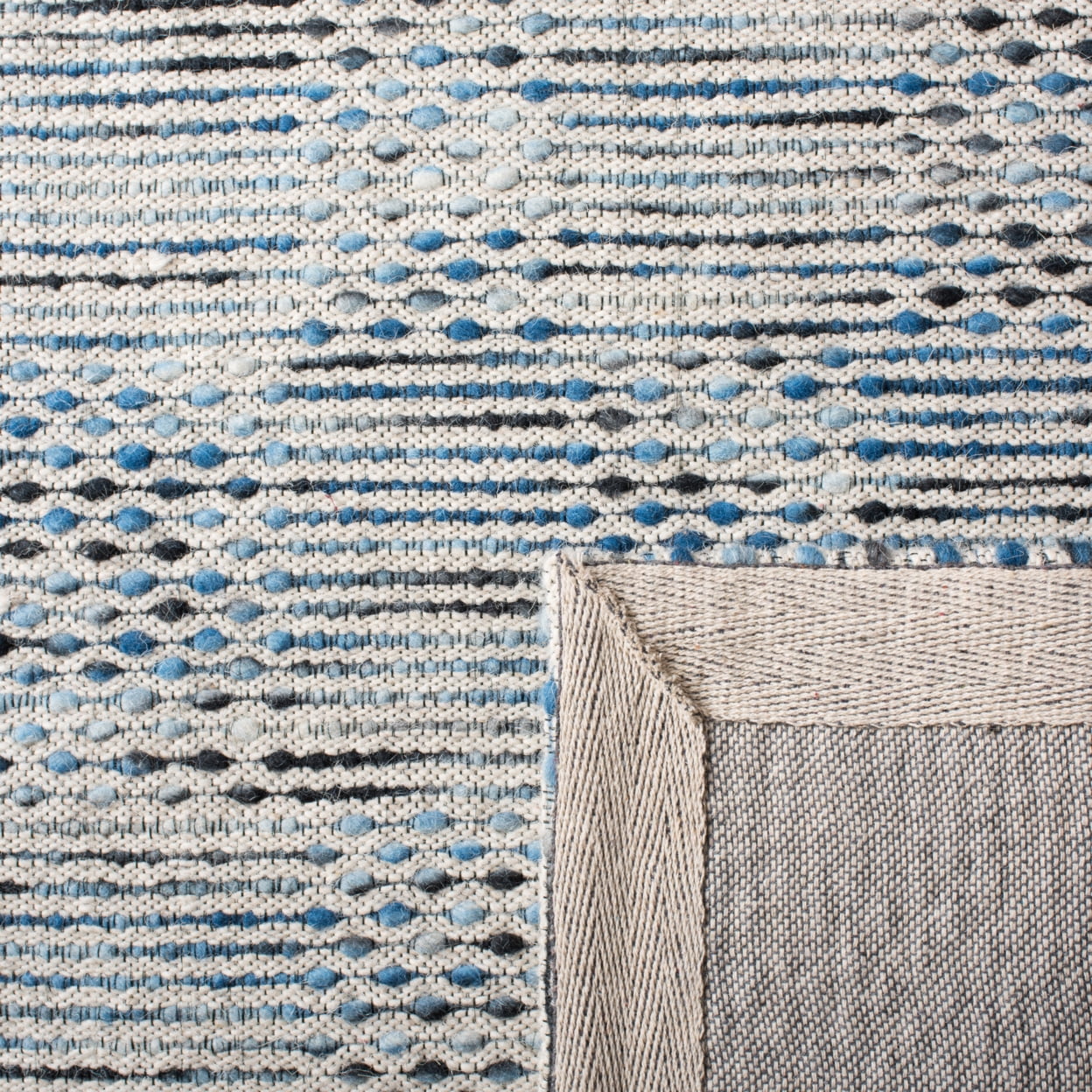 SAFAVIEH Marbella Johann Abstract Area Rug, Navy/Beige, 3' x 5'