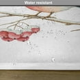 thumbnail image 6 of Ambesonne Rowan Place Mats Set of 4, Wild Bird Watercolor, Standard Size, Coral Pale Grey Black, 6 of 6