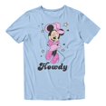 thumbnail image 2 of Disney Minnie Mouse Men's Howdy Cowgirl Wink T-Shirt (Light Blue, S-XXXL), 2 of 4