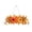 Orange124, variant on Fall Crop Simulation Flower and Leaf Wall Hanging, Plastic Artificial Sunflowers Pumpkins Maple Leaves Berry Entrance Decoration for Halloween Thanksgiving, 15.7x7.09x2.75 Inch