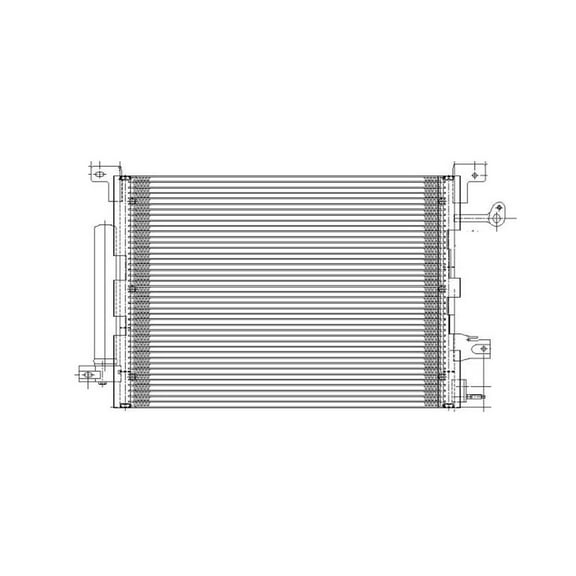 A/C Condenser Fits select: 2010-2014 FORD MUSTANG