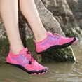 thumbnail image 4 of Dakaela Water Shoes for Men Women Quick Dry Barefoot Beach Swim Socks Hiking Walking Sneakers Pink 8.5, 4 of 7