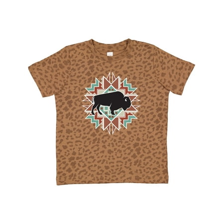 

Inktastic Buffalo Cute Western Pattern Gift Toddler Boy or Toddler Girl T-Shirt