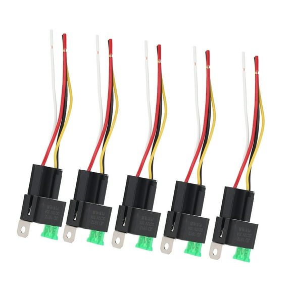 Automotive Relay, 4 Pin Car Relays 40A 5Pcs For Vehicle