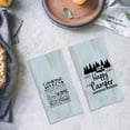 thumbnail image 4 of Camping Kitchen Towels Set of 2 - Happy Camper Camping Dish Towels, Camper Towels, Camper Hand Towels, Camping Towels for Camper, Camping Decor for Camper RV, Camper Gifts, 18x26 Inches, 4 of 4