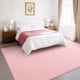 thumbnail image 3 of Area Alfombra B BENRON Soft, 150 x 210 cm, rosa, para sala de estar o dormitorio, 3 of 6