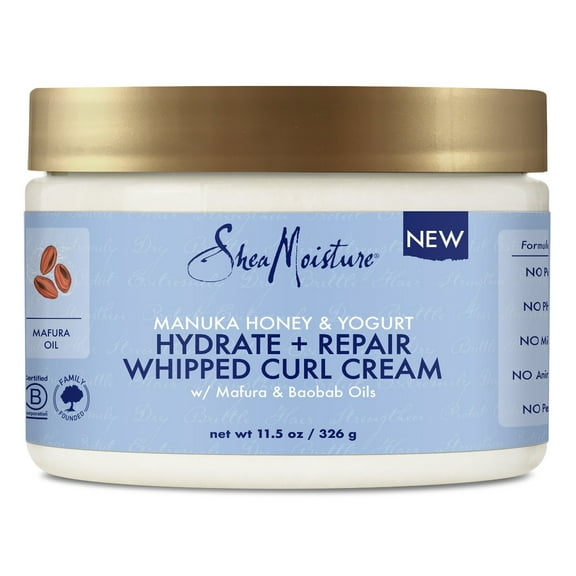 Shea Moisture Manuka Honey   Yogurt Whip Curl Cream 11.5oz (Pack of 3)