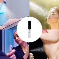 thumbnail image 6 of Refillable Fragrance Mist Bottle Fine Spray Nozzle Glass Portable Travel Size High End Empty Vial For Perfume Glitter Spray for Skin Cool Care Spray The Coil Brush for Beards Continues Mist Bottle, 6 of 8