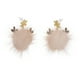 thumbnail image 4 of 1 par preciosos pendientes de Navidad alk aretes de bocina joyería de estilo navideño, 4 of 4