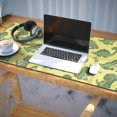 thumbnail image 3 of Long Mouse Pads for Desk,Yellow Green Dinosaurs Bones Pattern Desk Mats on Top Of Desks, Desk Mouse Pad Extra Large with 3mm Non-Slip Base and Stitched Edge for Gaming,Office,Work,Home 35.4"x15.7", 3 of 6