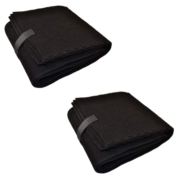 CFS Pack of 2, Universal Cut to Fit Carbon Pre-Filter Pad Roll for Air Purifiers, Range Hood, Furnace Filters, & Air Conditioner Filters Fresh Air for Indoor Charcoal Air Filter Sheet 8"x48"