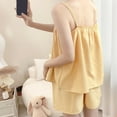 thumbnail image 4 of XuJwPNcy Womens Cami Pajama Sets Soft Shorts Set Camisole 2 Piece Cami Shorts Pj Nightwear Sleepwear, 4 of 4