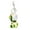 K, variant on HUANLEDASH Plush Turtle Keychain with Helmet Metal Ring Funny Soft Fuzzy Backpack Ornament Anti-lost Cute Animal Key Ring Bag Accessories